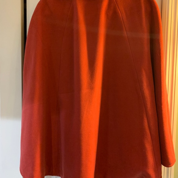 Joan Rivers Red Cape with Gold Tone Buttons - Picture 2 of 3